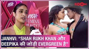 Janhvi Kapoor on her favourite on-screen looks, beauty secrets & reacts to Shah Rukh Khan-Deepika's song
