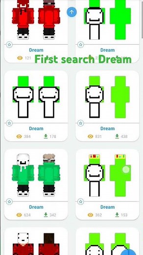 How to download Dream skin in #minecraft #short
