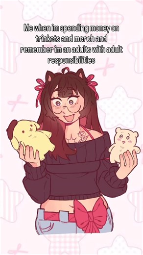 Nevi on Instagram: "I just want my trinkets #fyp #xybca #fypシ #animation #animated #procreate #toonsquid #chiikawa #pompompurin #relatable #foryou #art #artist #digitalart #digital #artistoninstagram #funny #silly #funnyreel #oc #ocart #animatedreel #hamster"