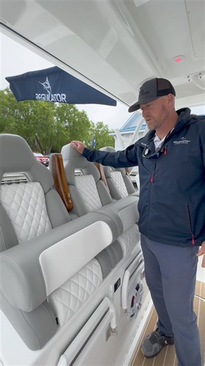 8.9K views · 42 reactions | Check out the featured options on this stunning new 2024 Regulator 37 with Drew Halford! | Bluewater Yacht Sales | Facebook