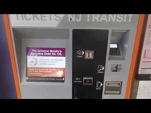 Super Exclusive!! Brand New NJ Transit Ticket Vending Machine (TVM) at Hamilton Rail Station