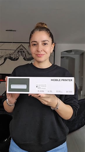 Selcen Ezirmik on Instagram: "Print on the go with Hanin MT610! 🖨✨ Ultra-fast, inkless & wireless.Just 4-6 seconds per page. Compact, travel-friendly, and super easy to use! 🧳📄 @hanin_printer #HaninPrinter #MT610 #PortablePrinter"