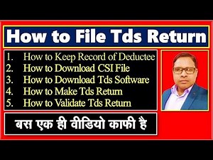 How to File ETDS Return | How to File 26Q/24Q Return By The Accounts