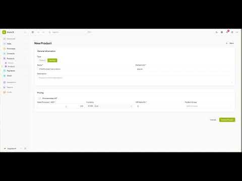 Add Products & Services Easily | Invocit Demo
