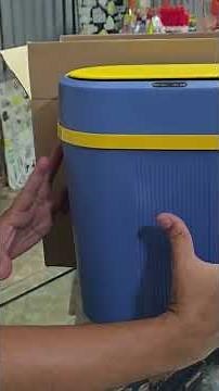 Automatic electric trash can with sensor