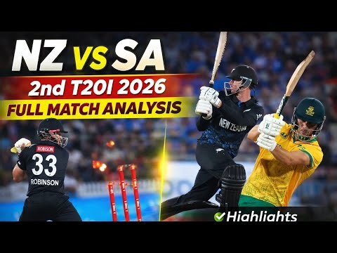 New Zealand vs South Africa 2nd T20I 2026 | Full Match Analysis | NZ vs SA Today Match Highlights