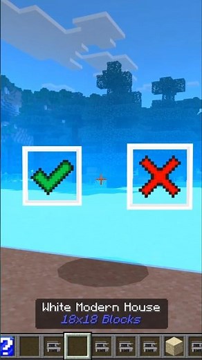 😲 BUILD A HOUSE WITH JUST ONE CLICK #minecraft #minecraftbedrock #mcpe