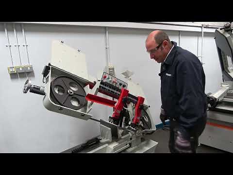 Bandsaw Blade Change Instruction on a Prosaw Waytrain UE250A