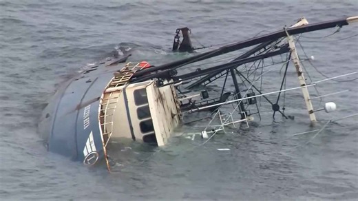 Scallop boat runs aground in Boston Harbor, fuel spill cleanup underway