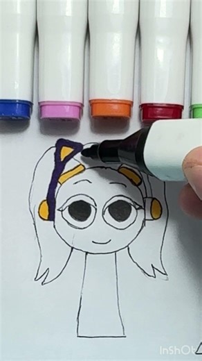 Coloring SPRUNKI! #youtubeshorts #sprunki #shorts#satisfying