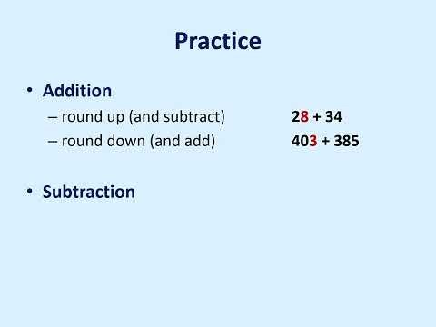 Lesson 5: Friendly Numbers