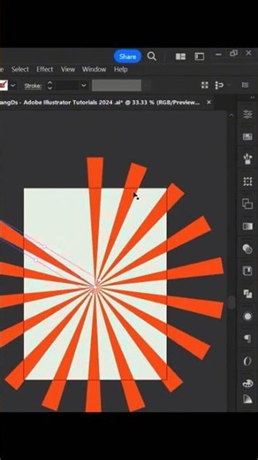 Adobe illustrator tutorial | Step By Step Process For Beginners Designer #adobeillustrator #reels