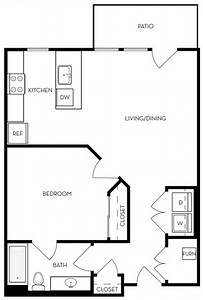 1x1 (L) | City Garden | Apartments in Ogden, UT