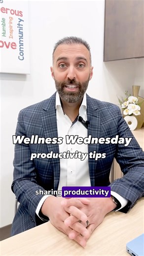 this #wellnesswednesday we are sharing productivity tips! Care to share?