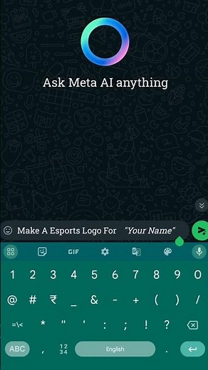 How to Create a Logo Using WhatsApp | Easy Logo Design Tutorial