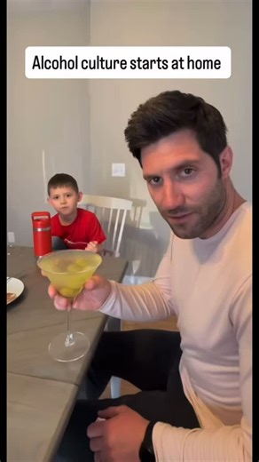 Forge The Father- UGC on Instagram: "This video from @coaches_ryan_and_danielle highlights the importance of a healthy alcohol culture around your children. “Alcohol culture starts at home. Parents model it before peers. This video is from a time when we didn’t question alcohol and definitely didn’t question what normalizing it for our kids looked like. Ryan’s having a martini. X is in the background watching. At the time, it felt harmless. Normal. Just adults having a drink. But that’s exactly