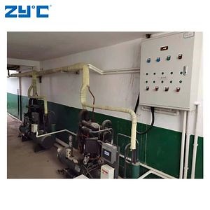 [Hot Item] Zyc Low Temperature Smart Diagnostic Module Water Cooled Scroll Refrigeration Compressor Condensing Unit for Frozen Cold Storage