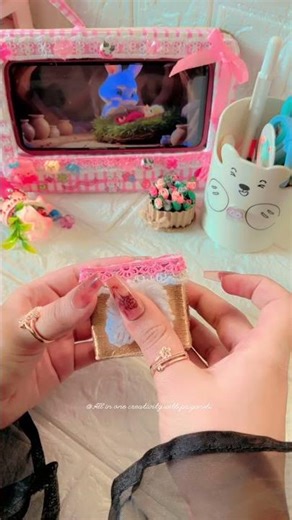 Diy waste box craft 🎀 #shorts