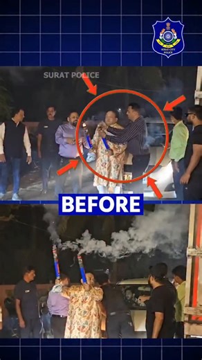 BNN Channel on Instagram: "#Gujarat Ke Businessman Ki Jaanib Se Beech Road Par Bete Ka Birthday Manaane Ke Baad Aaya"