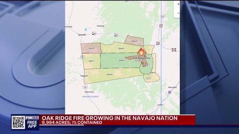 Oak Ridge Fire grows as evacuations remain