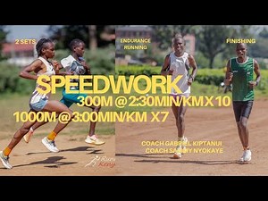 Speedwork Training for Finishing and Endurance Running - On Dirt Course - Kerenga Airstrip