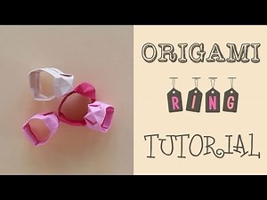Easy Origami Ring Tutorial
