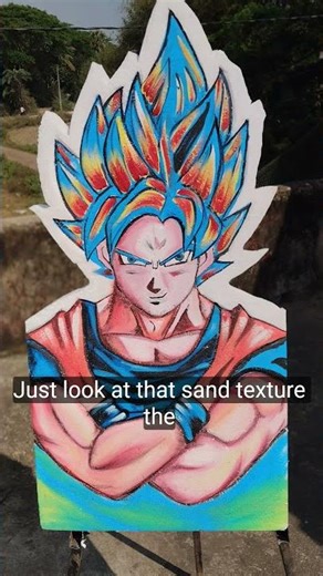 Making Goku from Styrofoam #art #goku #craft