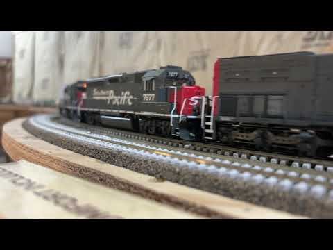 HO Scale SP intermodal Train