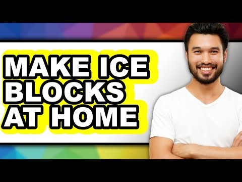 How to Make Ice Blocks at Home - Step by Step