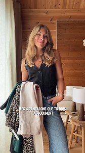 Clémence vous présente sa sélection coup de cœur parmi les pantalons de notre nouvelle collection 🤗 Lequel est votre favori ? > https://bit.ly/3LCuvt2 | Cache Cache