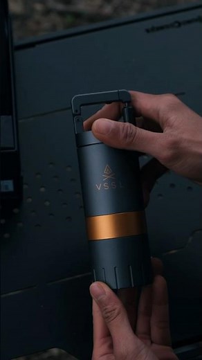 Unboxing the new VSSL Nest Pour Over Coffee Kit & Java G-25 Grinder! #coffee #outdoors #manualbrew