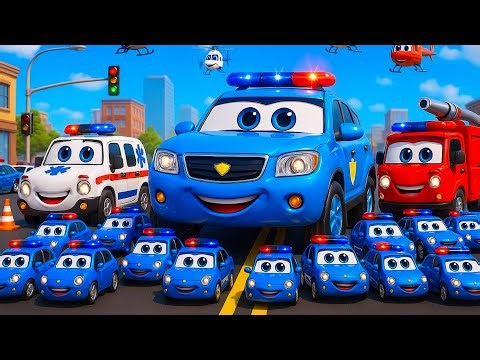 Code Red Downtown: Rescue Vehicles Move as One 🚨🏙️ | Vehicle Animation