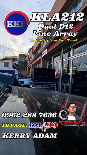 ❗AVAILABLE KKE LINE ARRAY DUAL12❗ KKE KLA212 LINE ARRAY DUAL 12 For Reservations & Order? Text 0962 288 7636 ● FACEBOOK PAGE: KKE AUDIO ■ Facebook GROUP: KKE AUDIO USERS ● FACEBOOK ACCOUNT: Kerry Adam III Kerry Adam IV ■ YOUTUBE CHANNEL: Kerry KoTo https://youtube.com/@kerrykoto179?si=bnLNZ7G3Q5DJ12hK #LOCation: CEBU, PHILIPPINES | Kerry Adam III