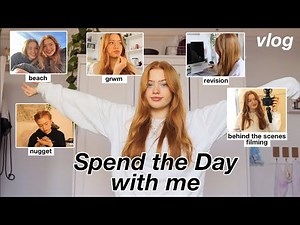 A Day in My Life vlog *beach, revision, skincare & nugget | Ruby Rose UK