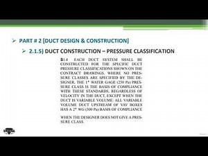 SMACNA Duct Pressure Classification (course link in description)