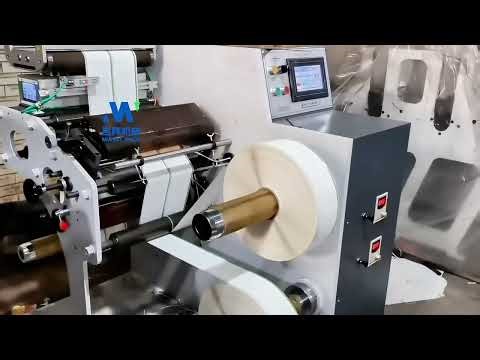 Self-Adhesive Label Slitter Rewinder | High Precision Label Slitting Machine for Stickers