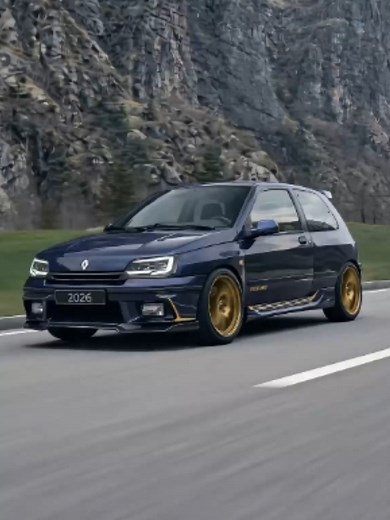 Renault Clio Williams Édition Collector 2026 — 400 ch et jantes dorées