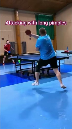 table tennis nightmare - attacking with long pimples