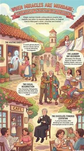 Magical Realism in One Hundred Years of Solitude #googlenotebooklm #englishliterature