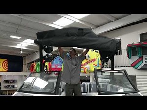 How To Stow Bimini Top Malibu Boat G5 Slider Tower