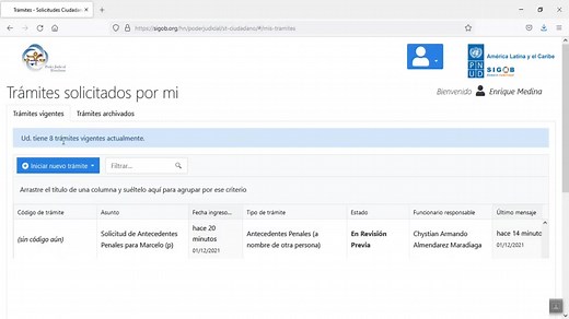 Recuerda que puede solicitar tus Antecedentes Penales en Línea, evita larga filas e ingresa al enlace: https://pjdigital.poderjudicial.gob.hn/ciudadano/ *Le recordamos que el pago se debe hacer únicamente en Banco Atlántida | Poder Judicial de Honduras
