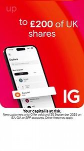 Get a free share bundle worth up to £200 | IG