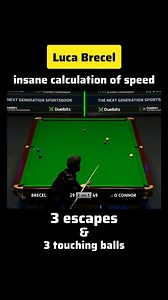 Luca Brecel insane calculation of speed | #snooker #trickshots #sports #billiards #pool #ronnieosullivan #Ronnie #zhao #xintong #halo #juddtrump #ding #foul #viralreelsfacebook #viralreelschallenge #selby #foryoufeed #foryoupage #trump #robertson #Williams #shaunmurphy #ytshorts #youtubeshorts #bestshot #escape #SnookerHighlights #Snookershots #SnookerTricks #SnookerSkills #SnookerMatch #SnookerTournament #CueSports #Billiards #PoolAndSnooker #RonnieOSullivan #JuddTrump #MarkSelby #WorldSnookerC