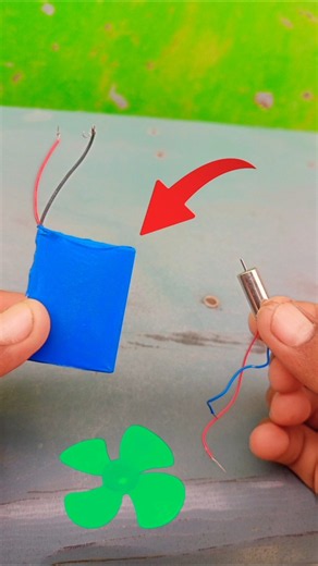 DIY DC Motor Fan Battery Repair Using Solar Panel | Amazing Electronics Project
