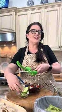 Making a fun dip for Cinco De Mayo