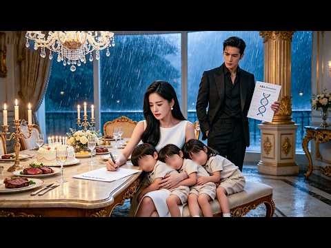 Él la odiaba y la obligó a divorciarse… 5 años después volvió con trillizos y ADN, ¡él se arrepintió