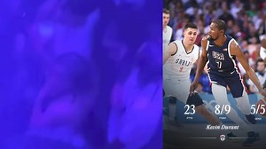 2.5K views · 19 reactions | “Hard work beats talent, when talent fails to work hard.” - Kevin Durant. EVEN if it’s at the club . ￼ Tag all those people that made fun of Kevin Durant for working on his shot at the club. Especially if they are Nikola Jokic/Serbian fans  You ain’t laughing at KD now are ya??  | Grindtime Sports | Facebook
