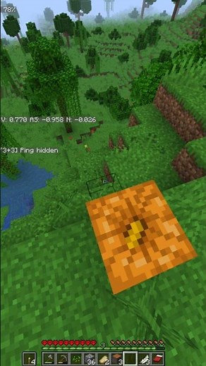 Finding villages use pumpkin Minecraft