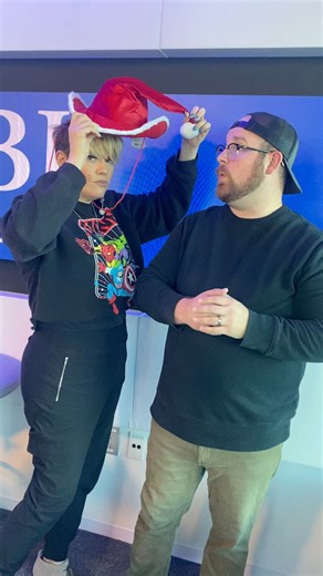 Will we see Carder in the cowboy Santa hat in the H-E-B Thanksgiving Day parade tomorrow?! 👀 | KSBJ Morning Show