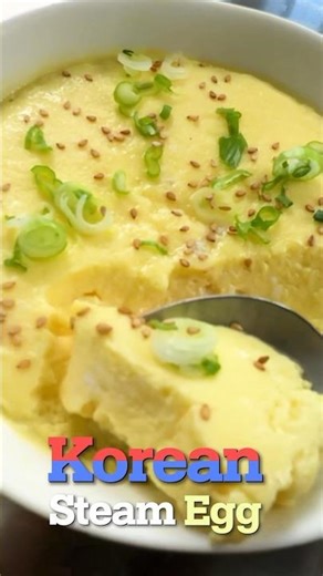 Easy Korean steamed eggs with a bowl 🥣